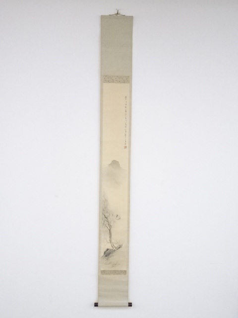 JAPANESE HANGING SCROLL / HAND PAINTED / SCENERY